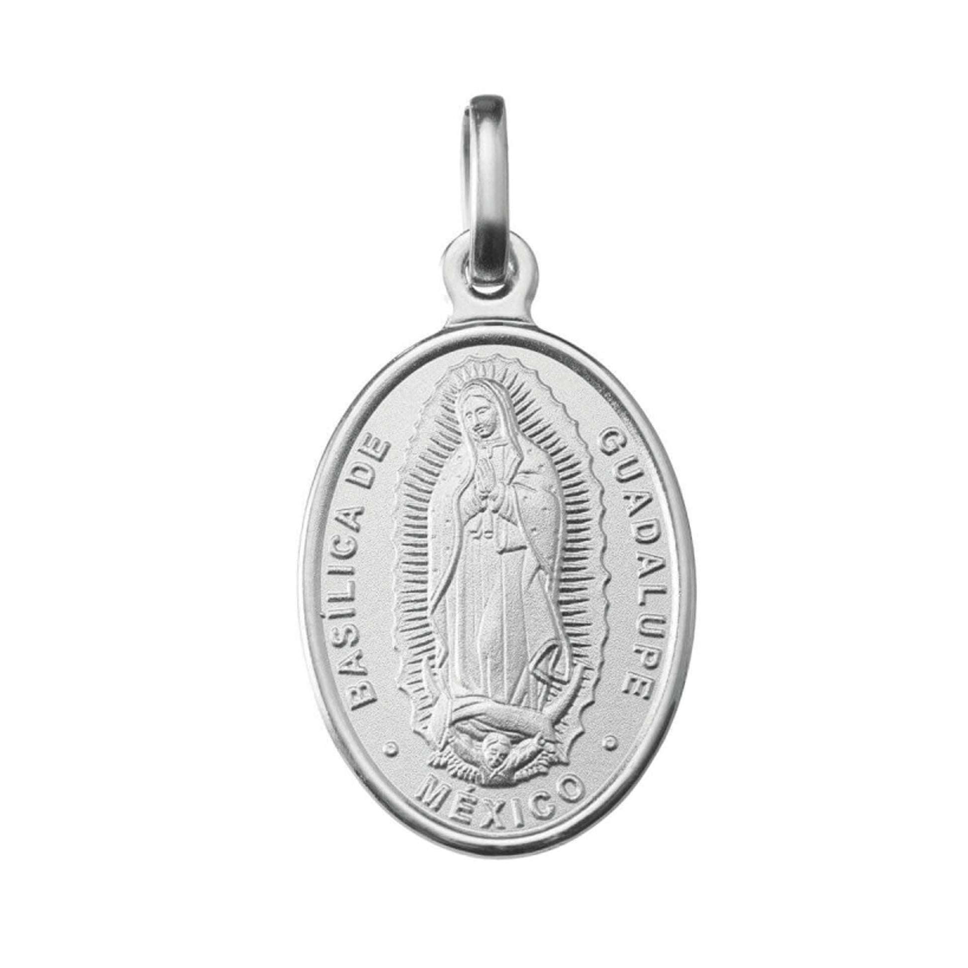 Medalla Virgen de Guadalupe oval con Bisel (AG1262491)