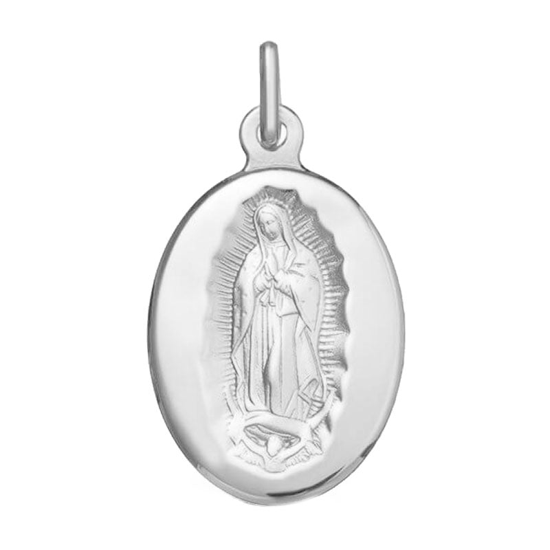 Medalla Virgen de Guadalupe Oval Plata .925 (AG/1038255)