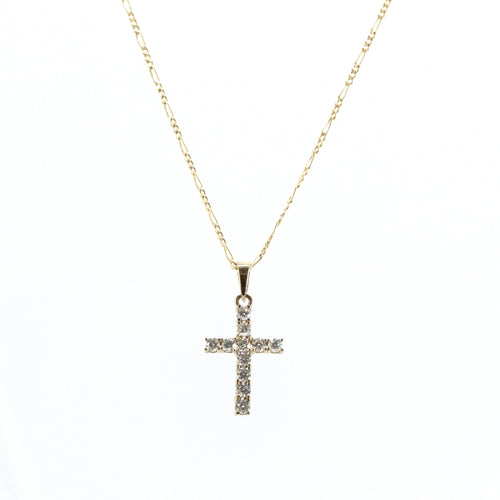 Cruz de Diamantes en Oro Amarillo 14k  (14/CE769DCT/00)